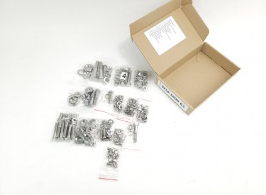 KOMPLET NIERDZEWNYCH ŚRUB MOTOCYKLA WSK M06 B1