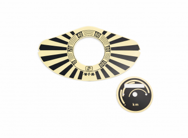 CYFERBLAT TARCZA LICZNIKA PRĘDKOŚCIOMIERZA WFM OSA M50 M52 KREMOWY KPL !