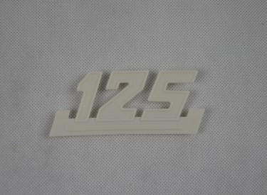 Emblemat, napis na boczek WSK 125