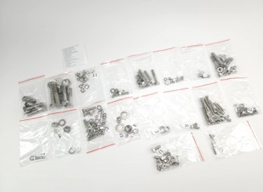 KOMPLET NIERDZEWNYCH ŚRUB MOTOCYKLA oraz SILNIKA WSK 125 M06 B3